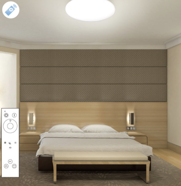 36 Watt 2835 Smart LED Panel Light Infrared Remote Control